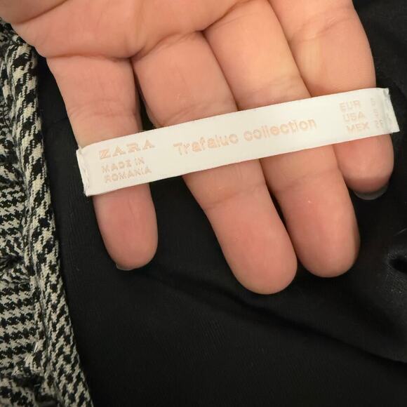 Whimsigoth Plaid Slip Dress with Lace Trim – ZARA – Dark Romantic Aesthetic, S - Picture 7 of 8